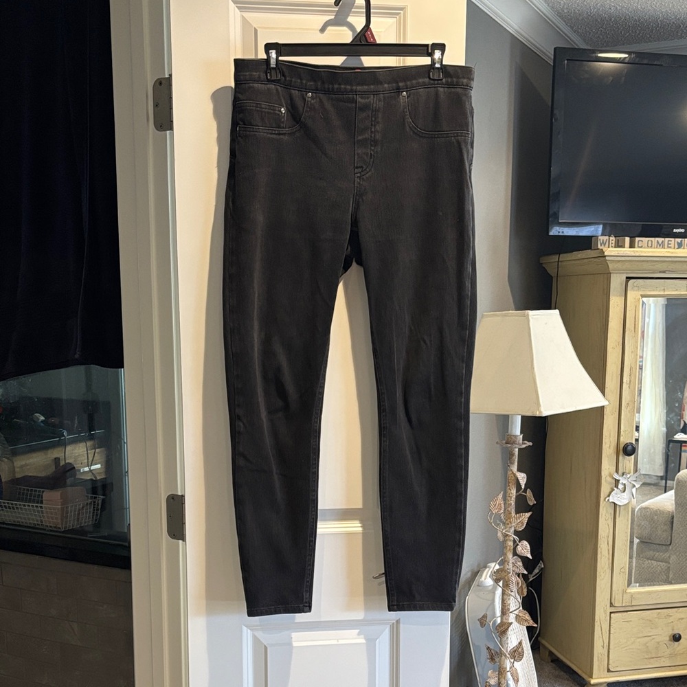 SPANX Women's Dark Gray Skinny Jeans